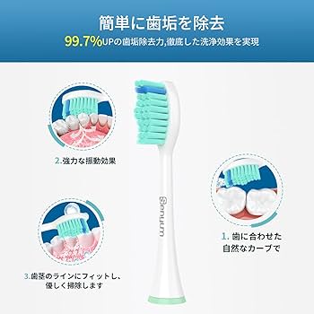 Amazon.co.jp: Senyum 電動歯ブラシ 替えブラシ フィリップス